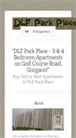 Mobile Screenshot of dlfparkplacegurgaon.com
